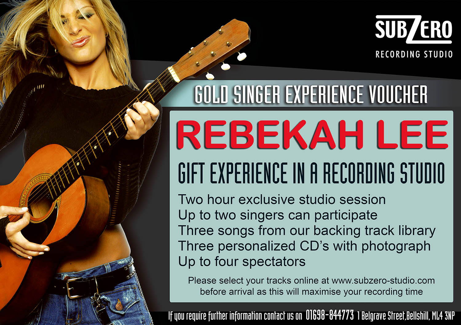 Platinum Player Experience Subzero Recording Studio