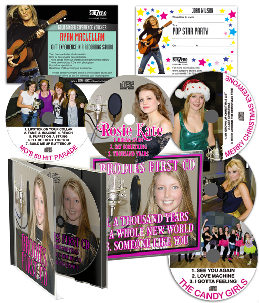 Gift Experience Vouchers Subzero Recording Studio